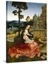 The Virgin and Child by a Fountain-Bernard van Orley-Stretched Canvas