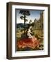 The Virgin and Child by a Fountain-Bernard van Orley-Framed Giclee Print