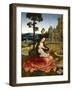 The Virgin and Child by a Fountain-Bernard van Orley-Framed Giclee Print