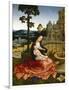 The Virgin and Child by a Fountain-Bernard van Orley-Framed Giclee Print