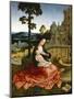 The Virgin and Child by a Fountain-Bernard van Orley-Mounted Premium Giclee Print