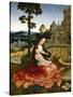 The Virgin and Child by a Fountain-Bernard van Orley-Stretched Canvas