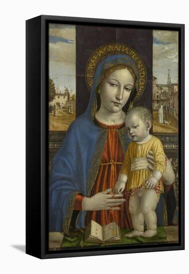 The Virgin and Child, C. 1490-Ambrogio Bergognone-Framed Stretched Canvas