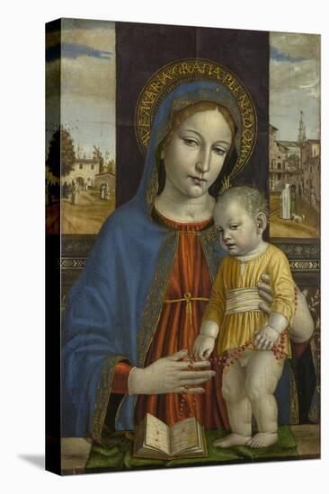 The Virgin and Child, C. 1490-Ambrogio Bergognone-Stretched Canvas
