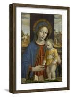 The Virgin and Child, C. 1490-Ambrogio Bergognone-Framed Giclee Print