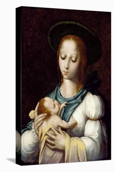 The Virgin and Child, C. 1567-Luis De morales-Stretched Canvas
