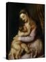 The Virgin and Child, c.1570-76-Titian (Tiziano Vecelli)-Stretched Canvas