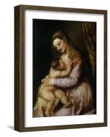 The Virgin and Child, c.1570-76-Titian (Tiziano Vecelli)-Framed Giclee Print