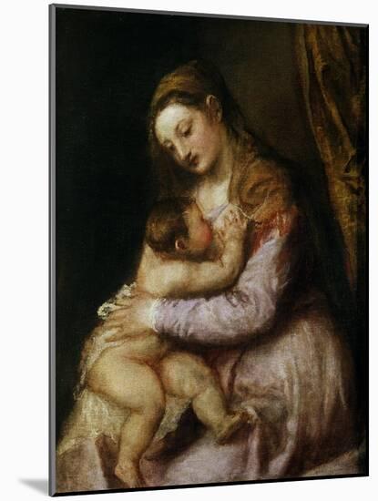 The Virgin and Child, c.1570-76-Titian (Tiziano Vecelli)-Mounted Giclee Print