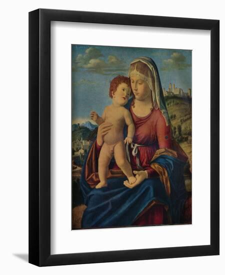 'The Virgin and Child', c1496-9-Giovanni Battista Cima da Conegliano-Framed Giclee Print