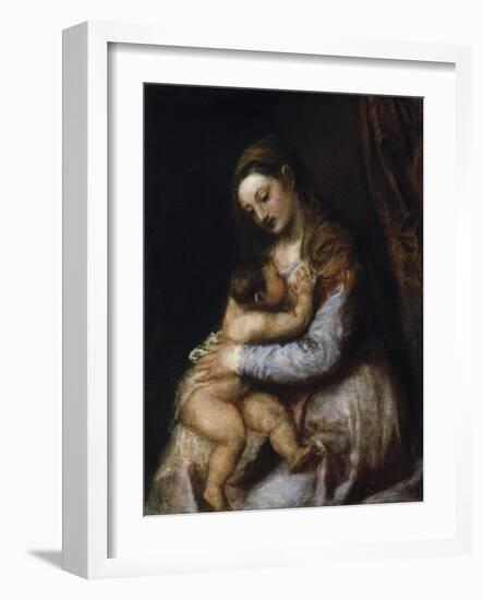 The Virgin and Child, C1570-1576-Titian (Tiziano Vecelli)-Framed Giclee Print
