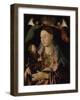 The Virgin and Child, Ca 1465-Antonello da Messina-Framed Giclee Print