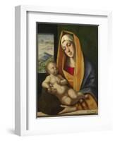 The Virgin and Child, Ca 1483-Alvise Vivarini-Framed Giclee Print