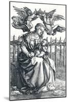 'The Virgin and Child crowned by two Angels', 1518, (1906)-Albrecht Durer-Mounted Giclee Print