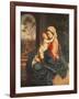 The Virgin and Child Embracing-Giovanni Battista Salvi da Sassoferrato-Framed Giclee Print