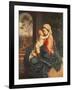 The Virgin and Child Embracing-Giovanni Battista Salvi da Sassoferrato-Framed Giclee Print