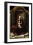 The Virgin and Child Enthroned, 16th Century-Adriaen Isenbrandt-Framed Giclee Print