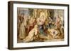 The Virgin and Child Enthroned Adored by Eight Saints-Peter Paul Rubens-Framed Giclee Print