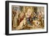 The Virgin and Child Enthroned Adored by Eight Saints-Peter Paul Rubens-Framed Giclee Print