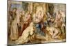 The Virgin and Child Enthroned Adored by Eight Saints-Peter Paul Rubens-Mounted Giclee Print