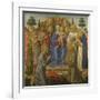 The Virgin and Child Enthroned Among Angels and Saints, 1460S-Benozzo Gozzoli-Framed Giclee Print