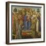 The Virgin and Child Enthroned Among Angels and Saints, 1460S-Benozzo Gozzoli-Framed Giclee Print