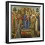 The Virgin and Child Enthroned Among Angels and Saints, 1460S-Benozzo Gozzoli-Framed Giclee Print