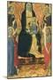The Virgin and Child Enthroned Between Four Angels and Saints-Bartolomeo Bulgarini-Mounted Giclee Print