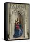 The Virgin and Child Enthroned, Ca. 1433-Rogier van der Weyden-Framed Stretched Canvas