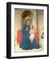 The Virgin and Child Enthroned, Detail of the Madonna Delle Ombre, 1450-Fra Angelico-Framed Giclee Print