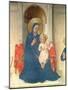 The Virgin and Child Enthroned, Detail of the Madonna Delle Ombre, 1450-Fra Angelico-Mounted Giclee Print