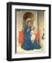 The Virgin and Child Enthroned, Detail of the Madonna Delle Ombre, 1450-Fra Angelico-Framed Giclee Print