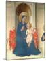 The Virgin and Child Enthroned, Detail of the Madonna Delle Ombre, 1450-Fra Angelico-Mounted Giclee Print