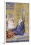 The Virgin and Child Enthroned (Hours of Étienne Chevalie)-Jean Fouquet-Framed Giclee Print