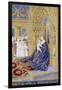 The Virgin and Child Enthroned (Hours of Étienne Chevalie)-Jean Fouquet-Framed Giclee Print