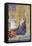 The Virgin and Child Enthroned (Hours of Étienne Chevalie)-Jean Fouquet-Framed Stretched Canvas