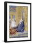 The Virgin and Child Enthroned (Hours of Étienne Chevalie)-Jean Fouquet-Framed Giclee Print