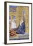 The Virgin and Child Enthroned (Hours of Étienne Chevalie)-Jean Fouquet-Framed Giclee Print