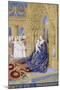 The Virgin and Child Enthroned (Hours of Étienne Chevalie)-Jean Fouquet-Mounted Giclee Print