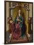The Virgin and Child Enthroned, with Four Angels, C. 1495-Quentin Massys-Framed Giclee Print