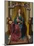 The Virgin and Child Enthroned, with Four Angels, C. 1495-Quentin Massys-Mounted Giclee Print