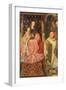 The Virgin and Child Enthroned with Saint George and Canon van der Paele, circa 1436-Jan van Eyck-Framed Giclee Print