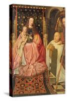 The Virgin and Child Enthroned with Saint George and Canon van der Paele, circa 1436-Jan van Eyck-Stretched Canvas