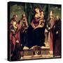 The Virgin and Child Enthroned with Saints-Andrea Sabatini-Stretched Canvas