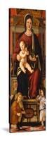 The Virgin and Child Enthroned with Two Musician Angels, 1508-1510-Cristoforo Caselli-Stretched Canvas