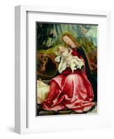 The Virgin and Child, from the Isenheim Altarpiece, circa 1512-16-Matthias Grünewald-Framed Giclee Print