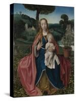 The Virgin and Child in a Landscape, Early16th C-Jan Provost-Stretched Canvas