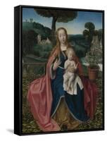 The Virgin and Child in a Landscape, Early16th C-Jan Provost-Framed Stretched Canvas