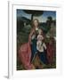 The Virgin and Child in a Landscape, Early16th C-Jan Provost-Framed Giclee Print