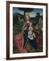The Virgin and Child in a Landscape, Early16th C-Jan Provost-Framed Giclee Print